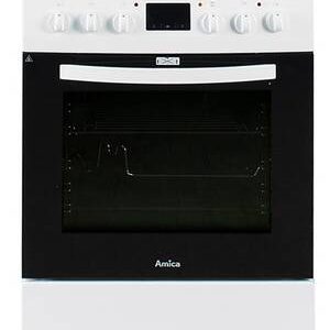 ACM7037RB CUISINIERE MIXTE 60X60 BLANCHE FOUR PYROLYSE AMICA