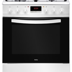 ACM7035VB CUISINIERE MIXTE 60X60 BLANCHE FOUR CATALYSE AMICA