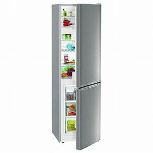 CUEF331 REFRIGERATEUR COMBINE LOOK INOX H.181 LIEBHERR