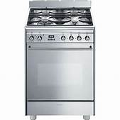 GP61X9 CUISINIERE 4 GAZ 60X60CM INOX SMEG