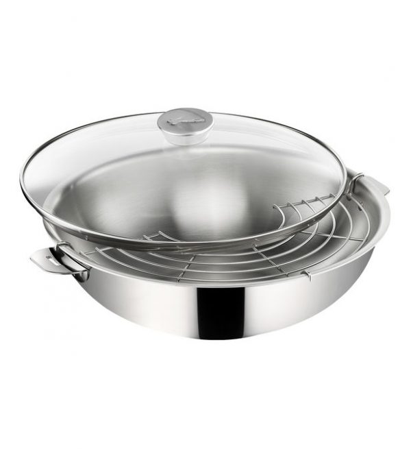 WOK 30CM INOX SALVASPAZIO LAGOSTINA
