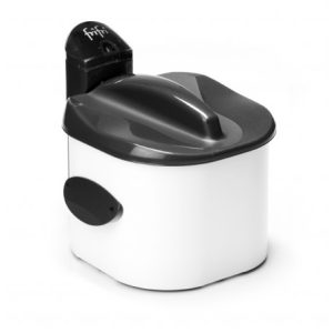1518 FRITEUSE 3L RONDE 1KG BLANCHE FRIFRI
