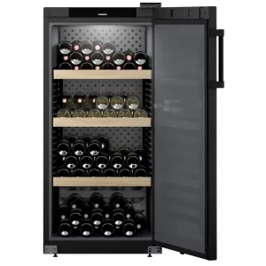 WKP142 CAVE A VIN POSABLE H.128.4CM NOIRE LIEBHERR