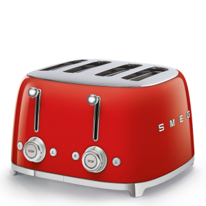 TSF02RDEU GRILLE ROUGE 4 TRANCHES SMEG
