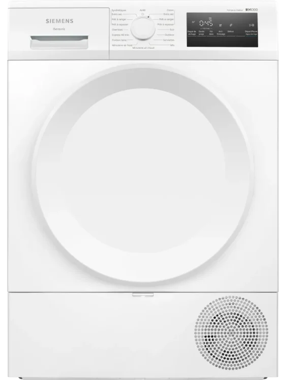 sèche linge-pompe à chaleur-condensation-siemens