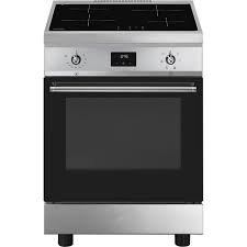C6IMXT2 CUISINIERE TC INDUC  FOUR PYROL 70L INOX SMEG