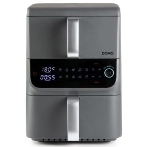 DO549FR AIRFRYER DOUBLE BAC 10L 1800W NOIR  DOMO