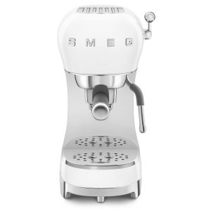 ECF02WHEU MACHINE A CAFE EXPRESSO ANNEE 50 BLANCHE SMEG