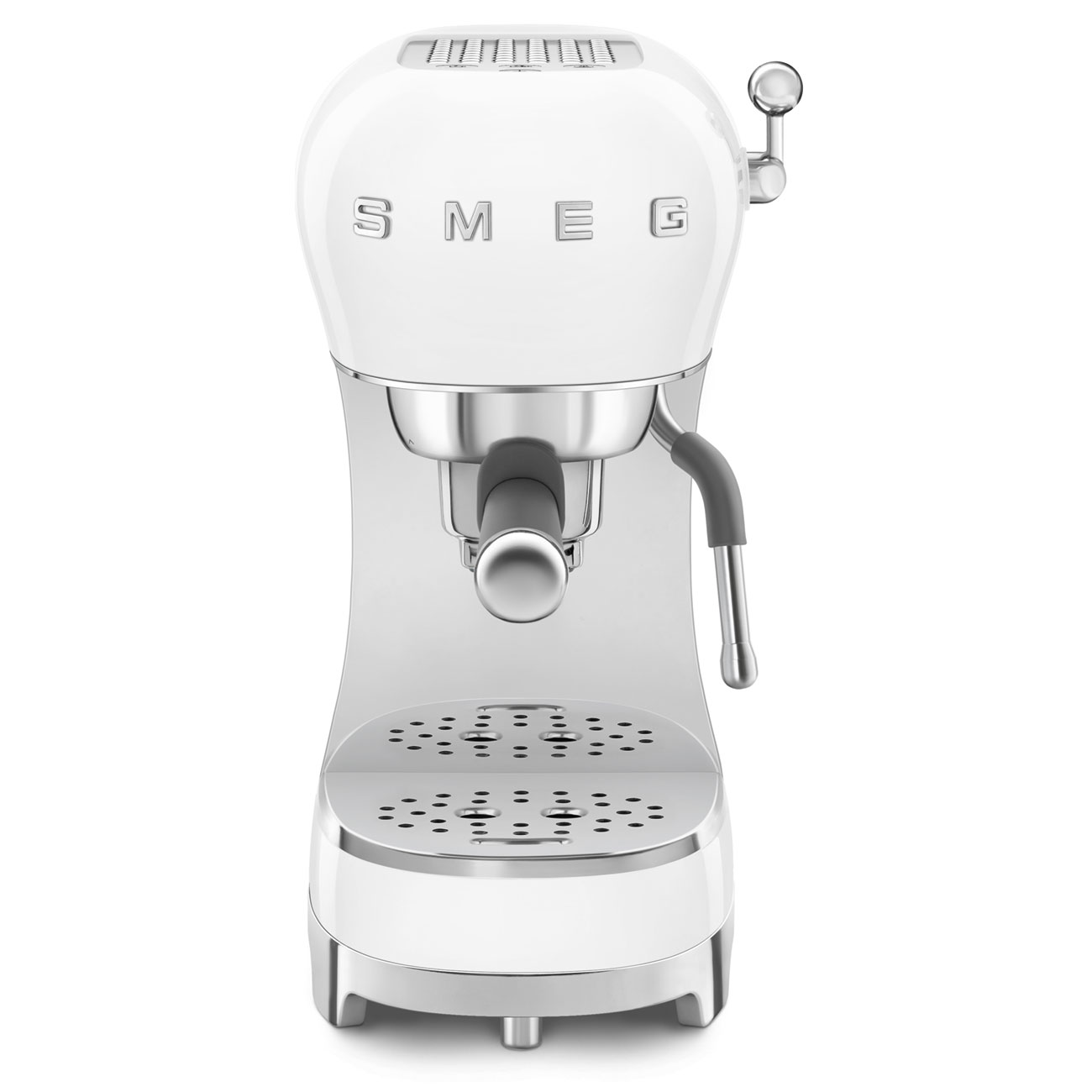 ECF02WHEU MACHINE A CAFE EXPRESSO ANNEE 50 BLANCHE SMEG