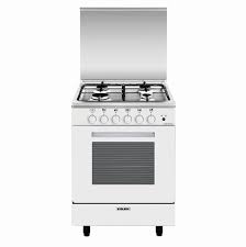 GA660CVMWH CUISINIERE 4 GAZ CATALYSE 60X60CM 57L BLANCHE GLEM