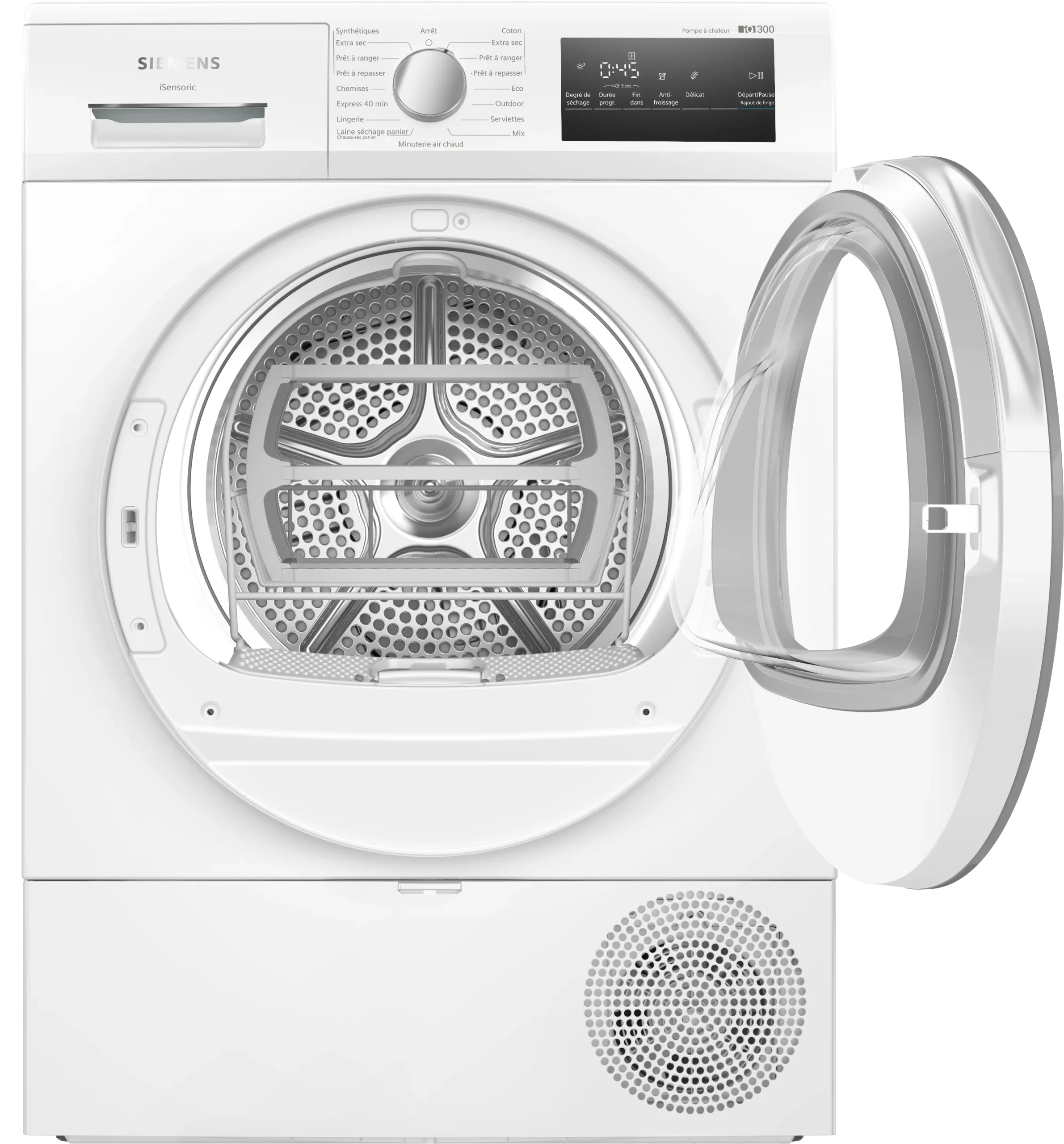 WT45H00MFR SÈCHE LINGE POMPE À CHALEUR 8KG SIEMENS – Image 3
